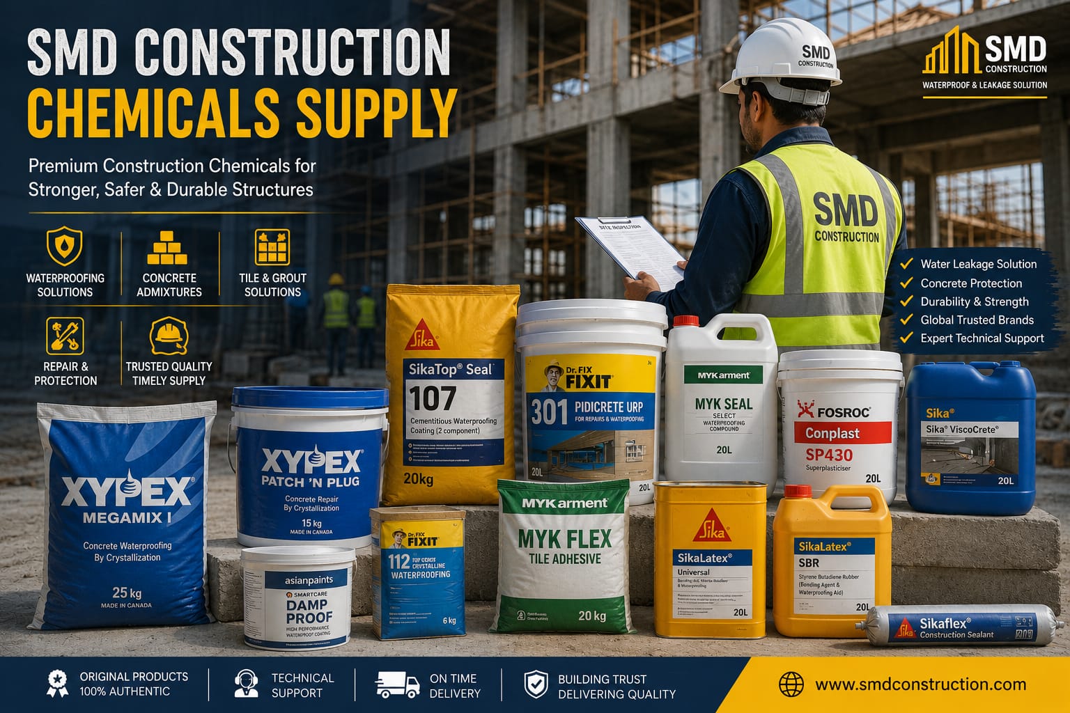 Construction Chemicals Supply